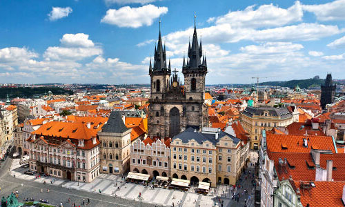 Prague historic view