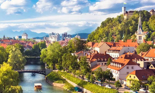 Ljubljana quiet river